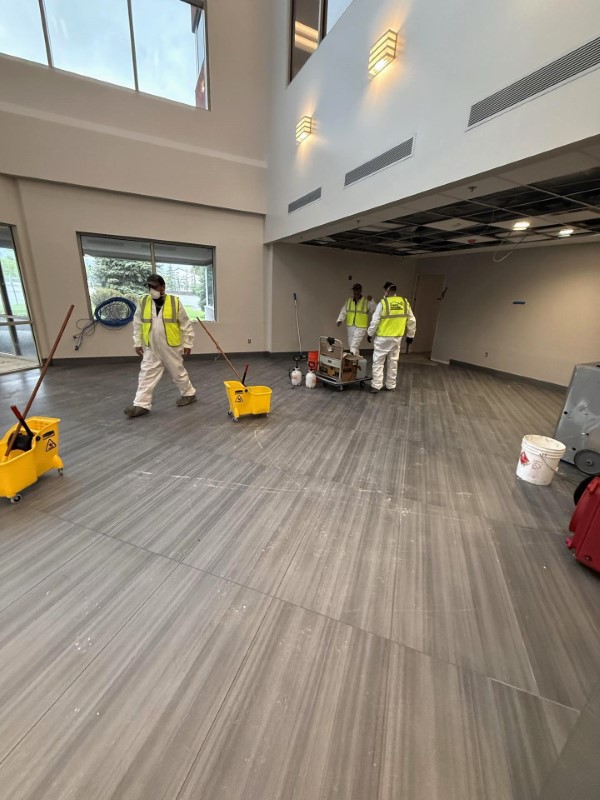 Team on a site restoration